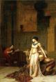 Клеопатра пред Цезар от художника Жан-Леон Жером, 1866.
